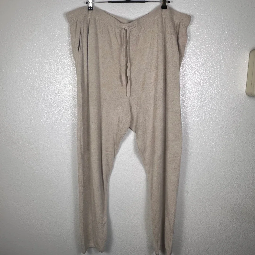 Barefoot Dreams CozyChic Ultra Lite Everyday Pants Stone 3XT‎ NEW